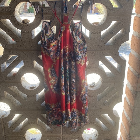 Angie paisley long top. Size M - Picture 2 of 7